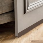 PVC Slide on Door Sweep with Foam Draft Stopper/Sweep for Doors 1" - 1 3/4" Wide - 3 FT Long (Brown) - Image 2