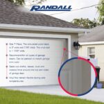 Randall Manufacturing V-37, 7-Feet Dual Vinyl Garage Door Seal for Top and Sides (Grey) - Image 4