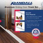 1/4" X 6' Aluminum Sliding Door Track (6 FT Long) - Image 2
