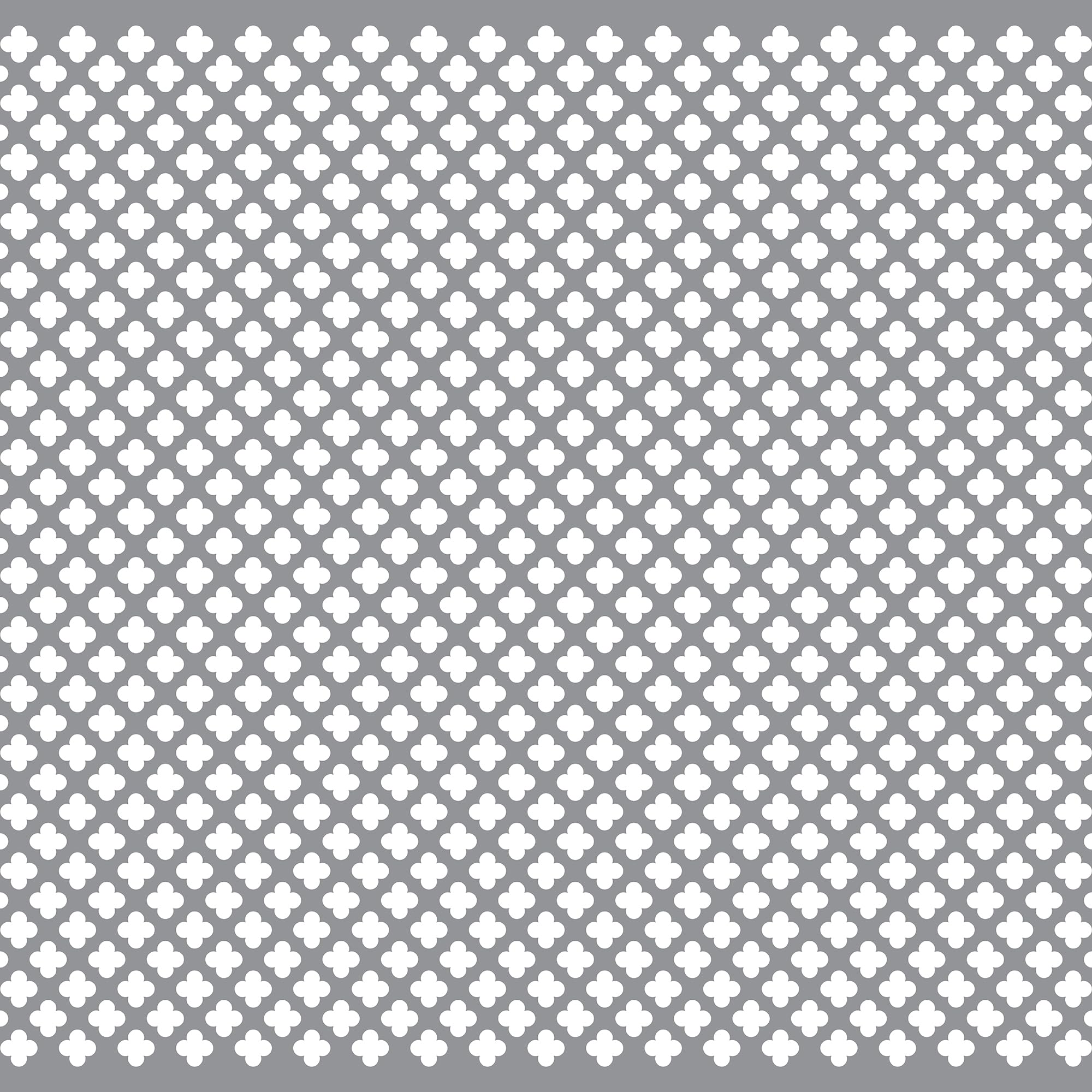 Version 1.0.0 Randall Manufacturing Co., Inc | Perforated Aluminum Sheet | Clover Leaf Design | 24 x 36 inches | .020” Thick | Silver Aluminum | Great for Indoor & Outdoor Use | Made in The USA - Image 1