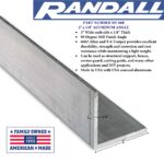 2 FT - 2" x 1/8" Aluminum Angle 6063 Alloy T-6 Temper - Image 2