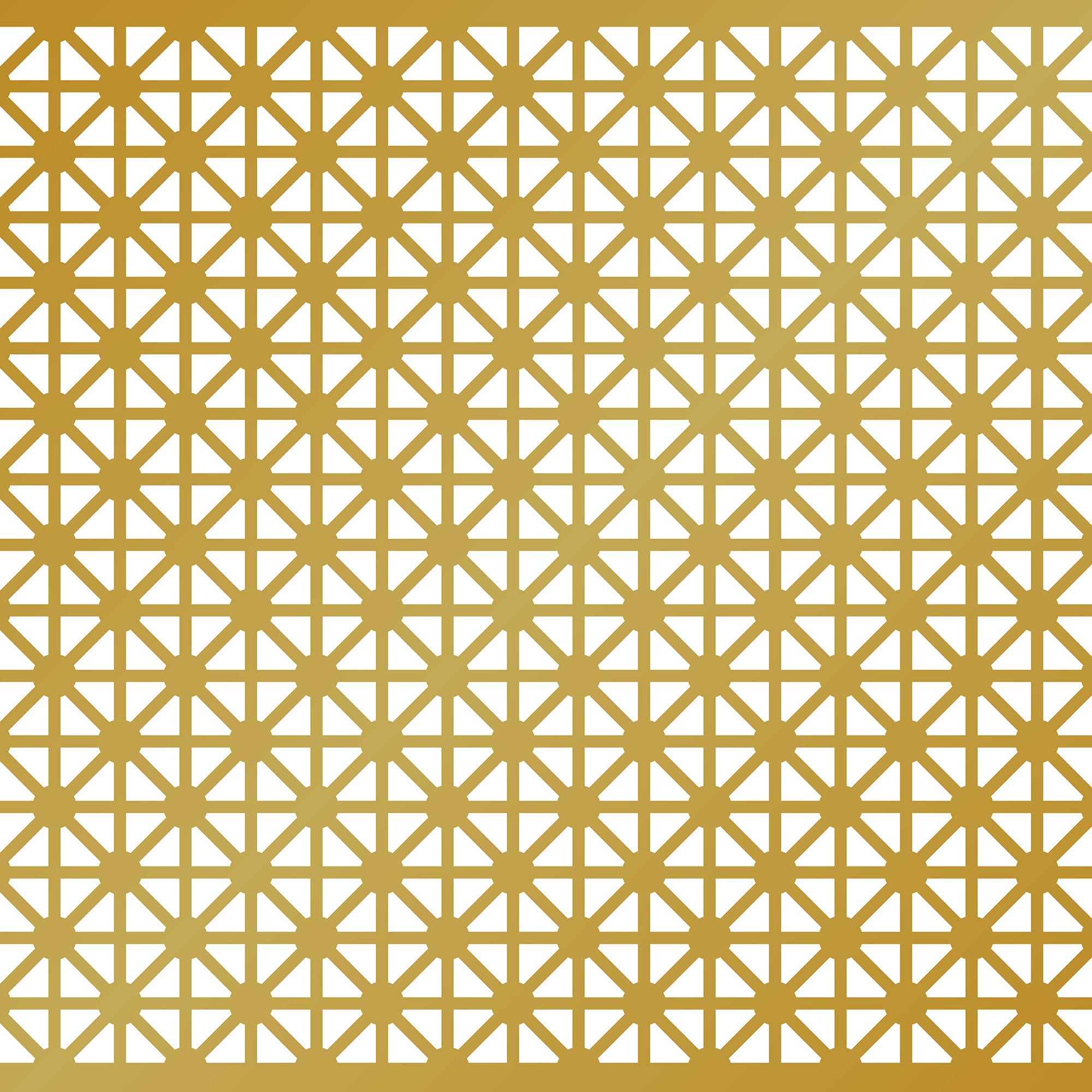 Version 1.0.0 Union Jack Peforated Sheet (3' x 3', Powder Coated Dark Gold, 1 Sheet) - Image 1