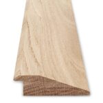 1 Inch Overlap Oak Edge Floor Transition Strip, 4-1/8" Wide x 72" Long, Red Oak Wood Threshold, Doorway Floor Molding for Wood, Tile, Carpet & Laminate Floors,
