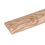 36" Unfinished Oak Reducer Threshold – 5" Wide x 5/8" High Half Threshold | Solid Wood Transition Strip for Flooring | Stainable Trim |  (3 FT) - Image 2